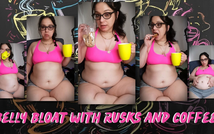 Delilah Dee: Vientre hinchado con rusos y café