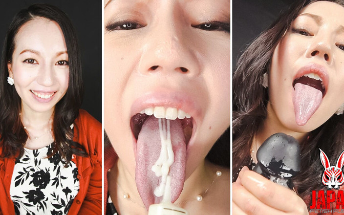 Japan Fetish Fusion: Rei Tokunaga : exploration sensuelle du fétichisme de la salive de...