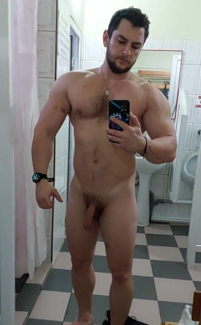 Michael Ragnar: Two Videos with My Cumshot and Muscle Show Big Cumshot...