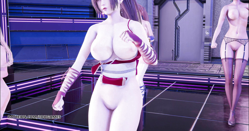 3D-Hentai Games: [MMD] Gleiten nackter tanz Marie Rose Mai Shiranui Tamaki Kasumi...
