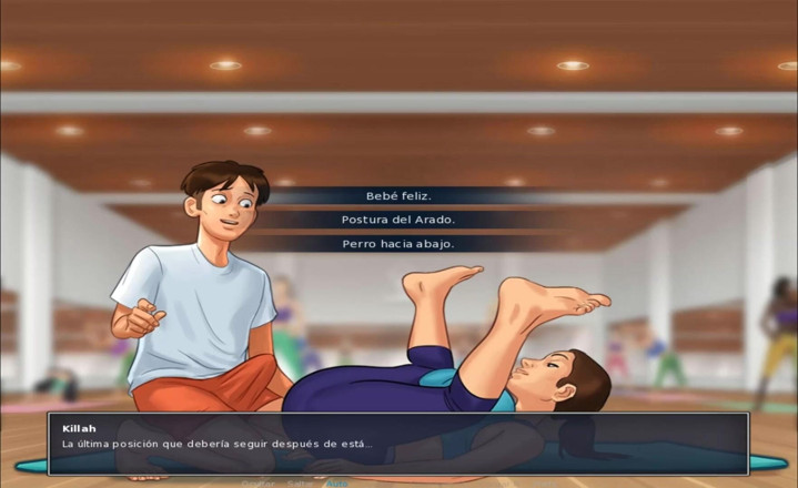 Cartoon Universal: Summertime saga deel 1 - Sexy yoga (Espanol sub)