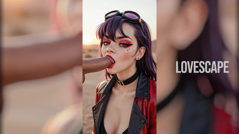 Lovescape: Pilot down &amp; kontol dalam: desert rescue berubah menjadi seks liar