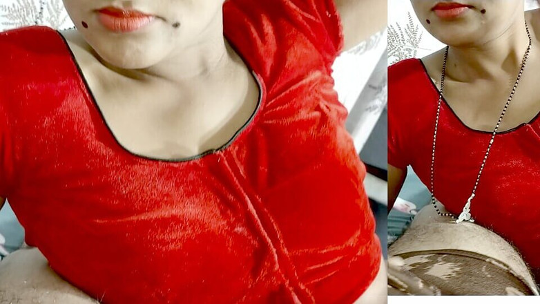 Rakul008: Kakak ipar india yang pemalu lagi asik nyepong kontol