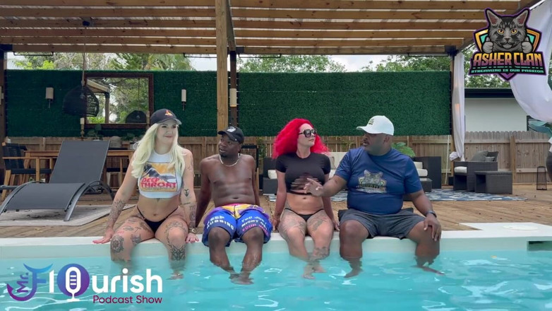Mr Flourish Live: Mrflourish Podcast cu Invitatul Roxi Keogh, Gigi Patsy și Datjguy în Florida