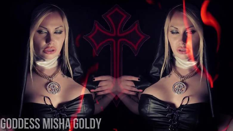 Goddess Misha Goldy: 내가 딸딸이 할 이유가 있다면 당신은 지옥에있을 것입니다