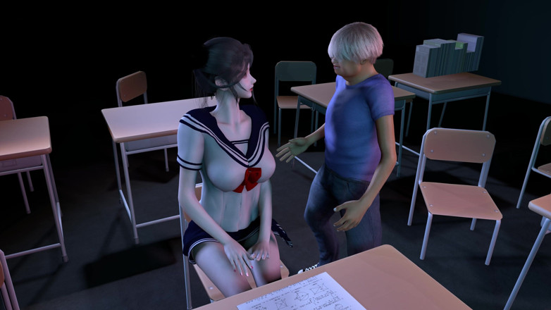 Why fuck so hard: 3Dで大きな胸の大学生アジア系美女がビッグショートペニスに犯された