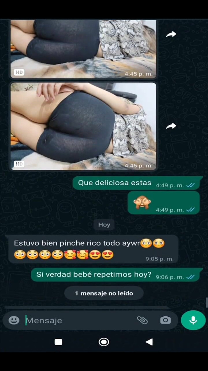 Mexicasero: 和我前任的婊子的热辣聊天，带照片