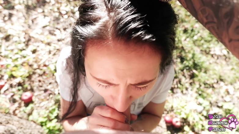 YSP Studio: Pipe soumise en plein air avec éjaculation énorme sur le visage et...