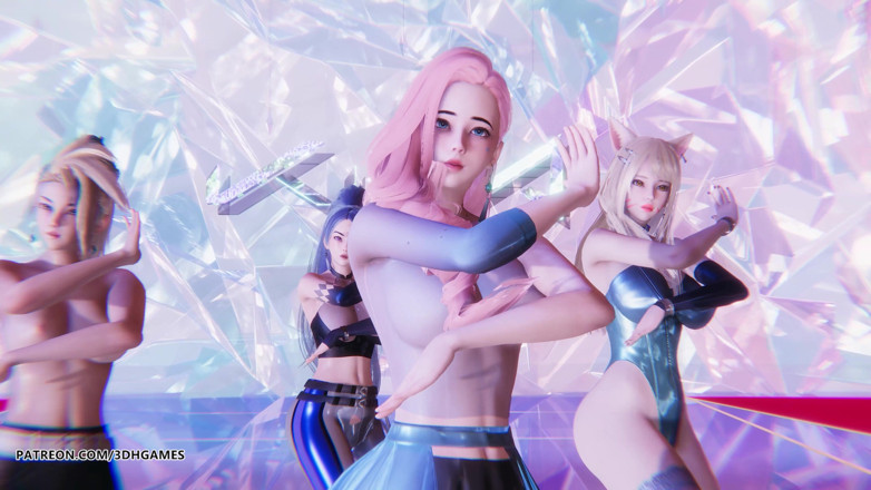 3D-Hentai Games: [MMD] Mave - Pandora sexy thoát y KDA Ahri Akali Kaisa...