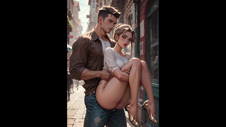 Sexy kahani: Застенчивую милфу с большой задницей трахнули в ai порно