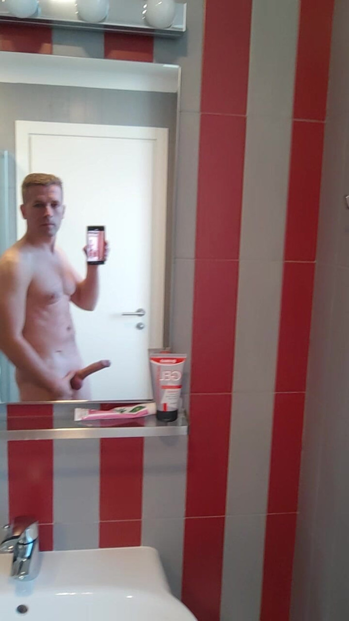 Cock & Body Worship: Vertical POV - Jerking My Big Cock in the Bathroom
