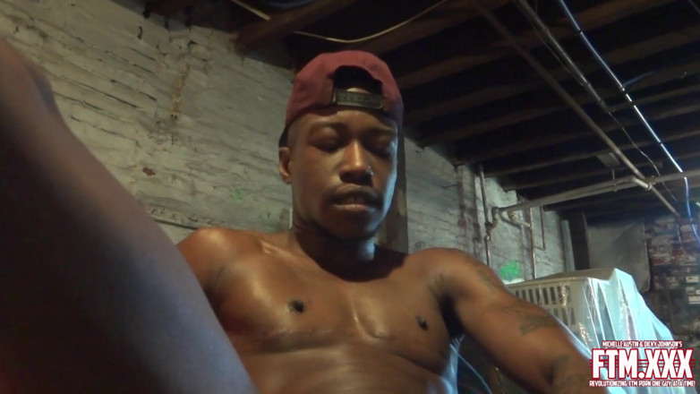 Kennston Entertainment: FTM fucks his man pussy in basement