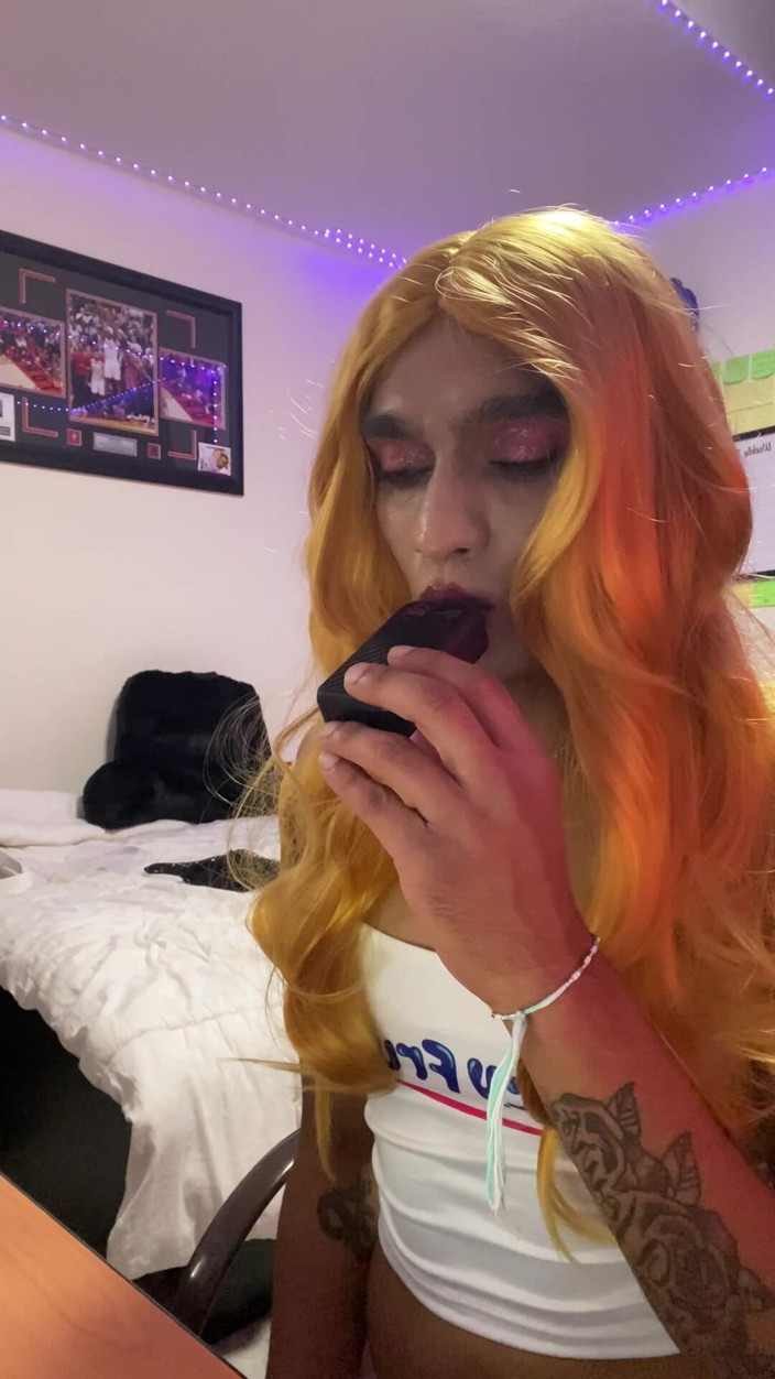 FemBoyAmi: Curvă indiancă sexy Student Efeminat Spermă pe Curvă Cross Dresser...