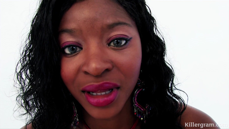 Killergram: Sexy Ebony Babe Jasmine Webb Gets Creampied by Her Big...