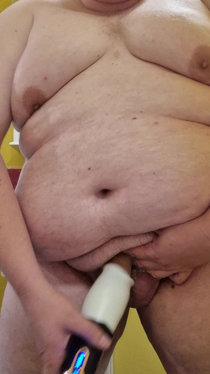 Big man: Мастурбація секс-іграшкою