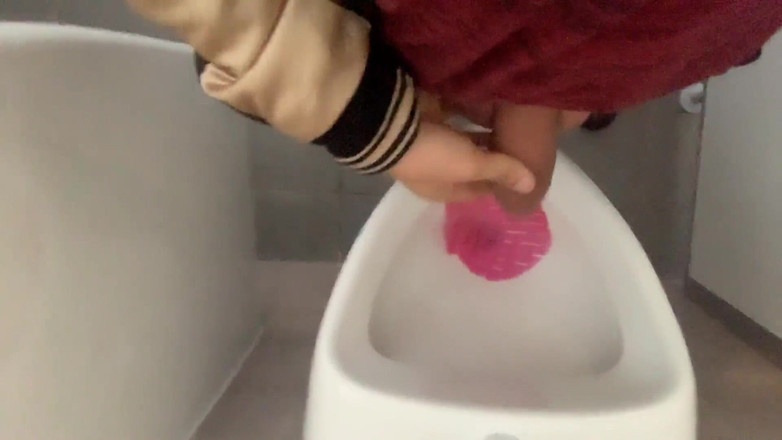 Idmir Sugary: Compilation - Uncut Boy Piss at Different Places - Urinal, Outside