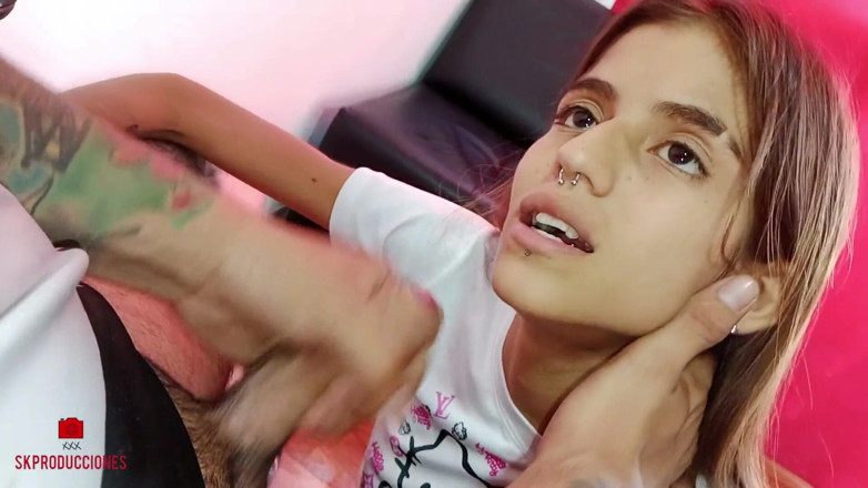 SaritaHott: Little Stepsister Helps Me Masturbate the Very Horny One Catches...