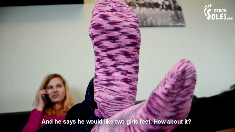 Czech Soles - foot fetish content: Calcetines recompensados sesión de oler en primer plano
