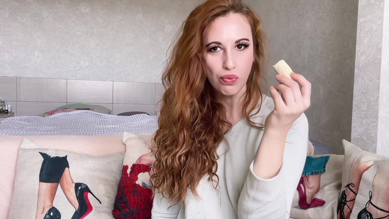 Holy_Red: Sexy Bananen-zunge-verführung