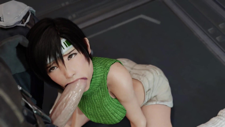 Velvixian 3D: Yuffie Kisaragi는 신라 자지를 좋아해