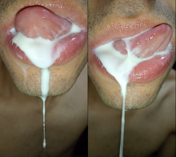 rey10rey10: Cum in My Mouth, Play with Your Cum, and Swallow...