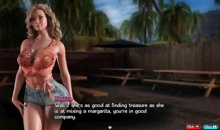 Dirty GamesXxX: Harta Karun Nadia: seorang lelaki pada pertemuan dengan doktor seksi...