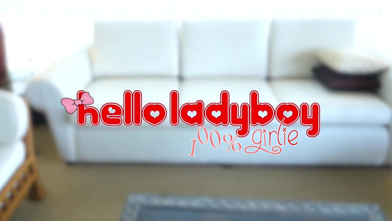 Hello Lady Boy: Zierliche thailändische süße nimmt gesunde ladung