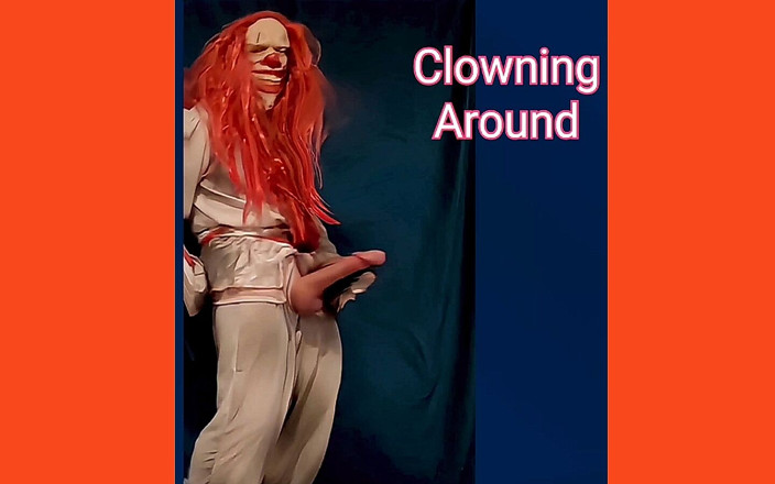 Biggyshots: Clown pik en clown cumshot cosplay grote pik en grote...