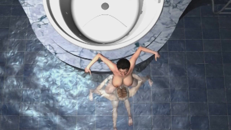 The animation shot: Cewek itu berusaha hamil