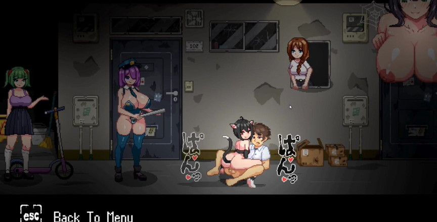 NSFWOtaku: Joc Hentai - Apartament fără ieșire - Mudeguchi Manshon Scene toate H