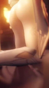 Barbara and Jean on Their Knees Servicing the Knights 3D Animation Genshin Impact Blowjob Oral Group