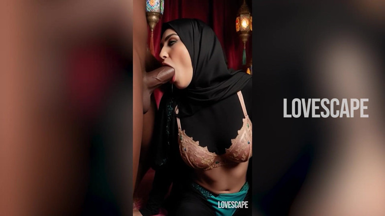 Lovescape: Arabská princezna ošukaná divoce - končí lepkavou náloží obličeje