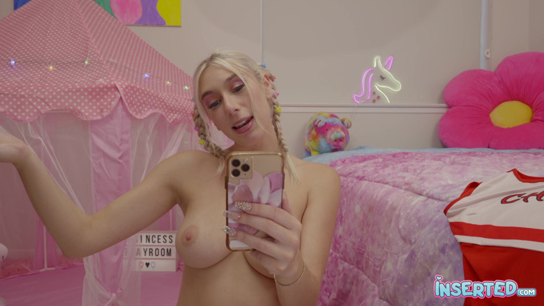 Inserted: INSERTED Kay Lovely puts the lotion on her skin