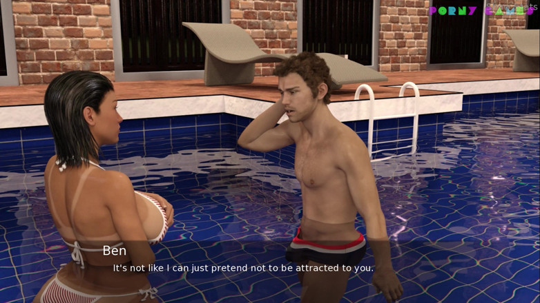 Porny Games: Proiectul soție sexy - Ziua piscinei, distracție la piscină (89)