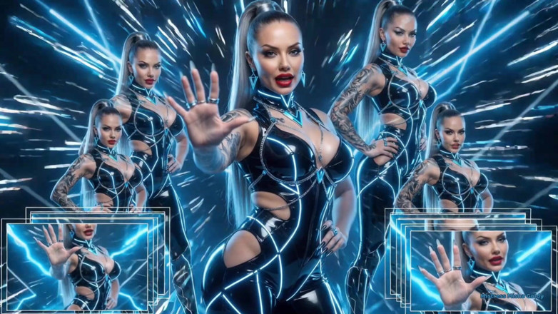 Goddess Misha Goldy: Pression de ma machine de fixation