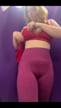I Decided to Treat Myself a Little and Buy a New Red Bra. Does It Suit Me?