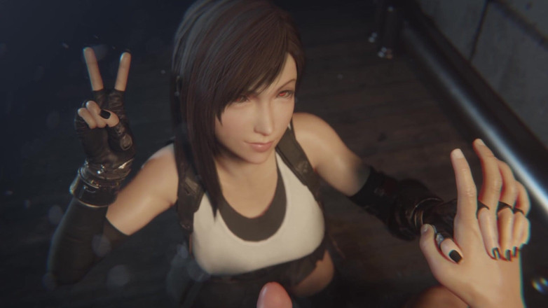 Velvixian 3D: Tifa facial em primeiro plano