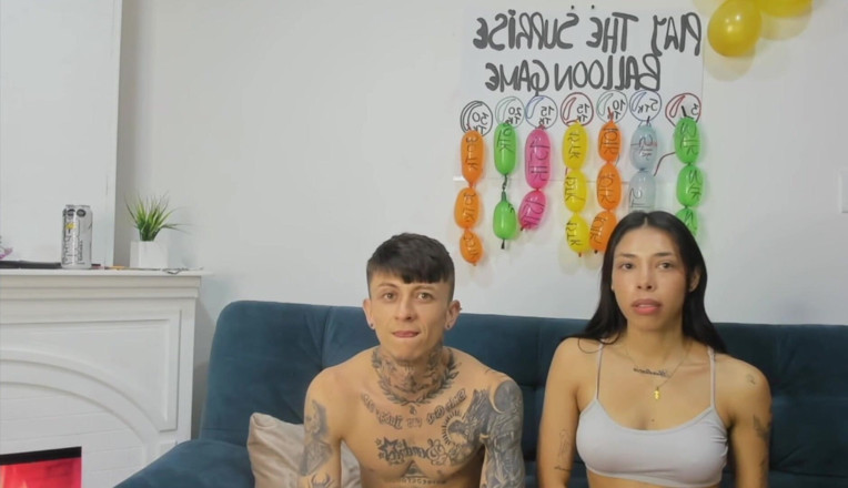 Megan and Max: Pár tančí a kouří před kamerou