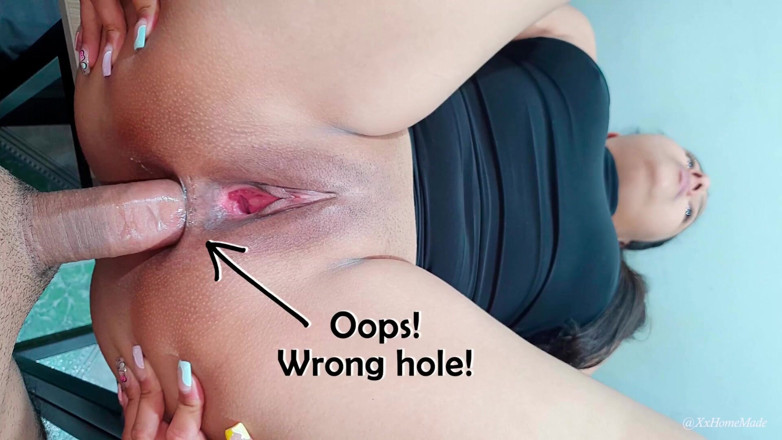 XxHomeMade: Oh mon dieu, c'est le mauvais trou ! - Ana accidentelle