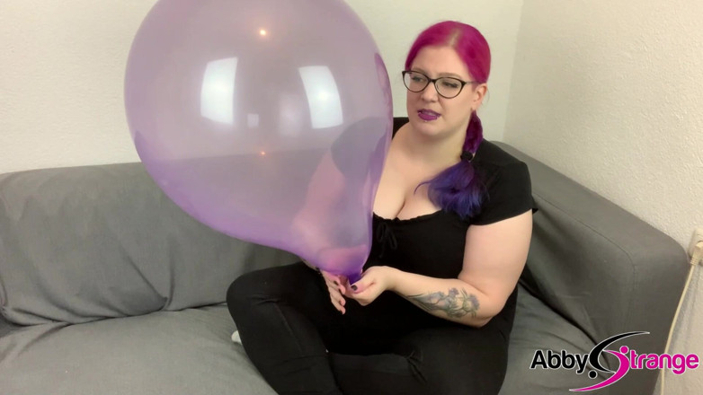 Abby Strange: Looner fetisch: großer ballon, nicht pop