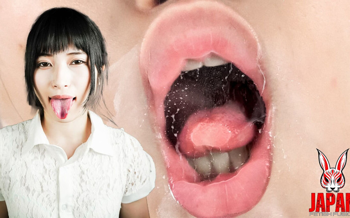 Japan Fetish Fusion: Aine Kagura's sensuele tongspel: een intieme virtuele kus pov