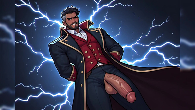 Erotic Man: 판타지 아트 자지 빨기