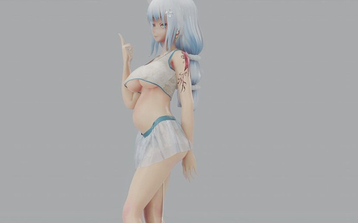MikuMotion: [mmd] tjej frontline hk416 - rykten om genomskinlig minikjol graviditet med...