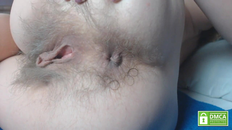 Risky Hairy Couple: Owłosiony dupek palcowania z bliska