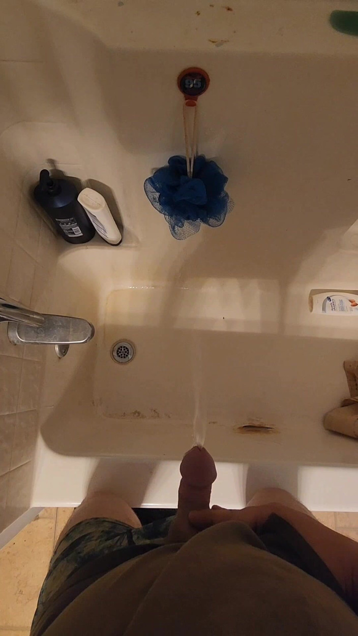 Djk31314: Pissen in die wanne.
