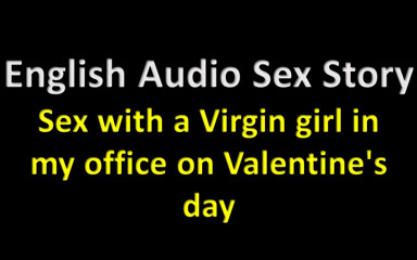 LustWhispers: Englische audio-sexgeschichte - sex mit einem jungfräulichen mädchen in meinem büro...