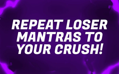 Forever virgin: Mantras ulangan loser ke crush awak!