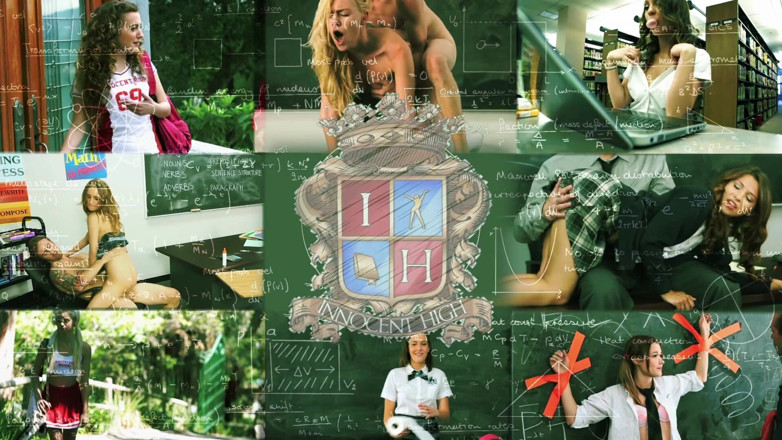 Innocent High: Une étudiante blonde paie son prof avec une pipe