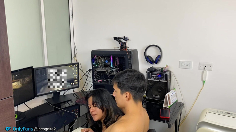 Incognita XXX: The Video Game Addict And I'm Addicted To Fucking