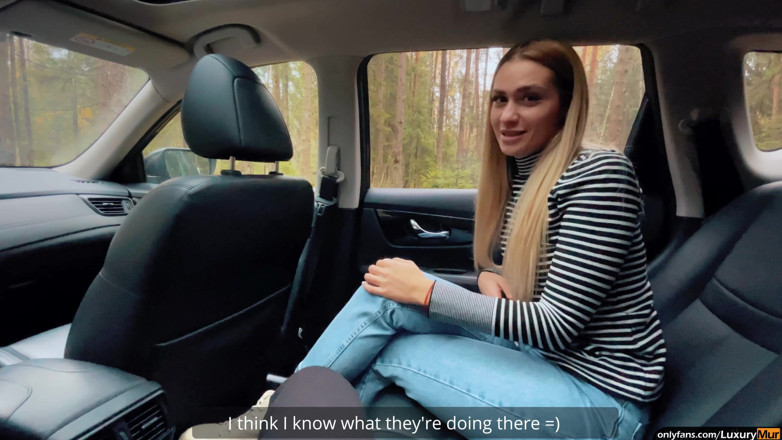 ReplayXXXLady: POV Hör Nicht Auf, Stiefmutter Vor Dem College Im Auto...